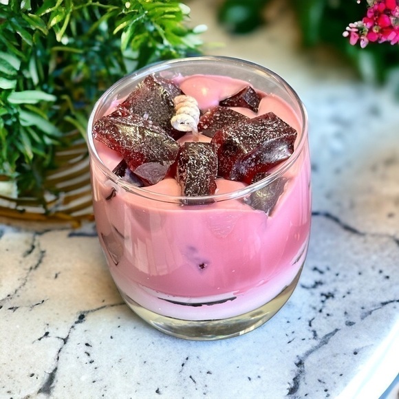 ⚠️SALE Candle // Handmade Purple Cream Drink Shaped Candle SEND OFFERS🥳 - Picture 5 of 6